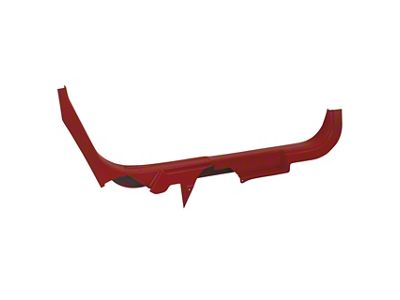 CA ABS Plastic Door Sill; Driver Side (86-87 Corvette C4 Convertible)