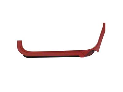 CA ABS Plastic Door Sill; Passenger Side (86-87 Corvette C4 Convertible)