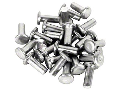 CA Aluminum Body Assembly Rivets; Round Head; 3/16 x 1/2 (53-62 Corvette C1)