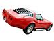 CA Aluminum Rear Window with ABS Side Window Louver Kit (78-82 Corvette C3 Coupe)