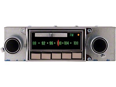 AM/FM Factory Look Stereo Radio with Bluetooth and Upgraded Power Supply (69-71 Corvette C3)