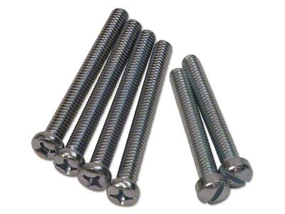 CA Armrest Bolts; 6-Pieces (58-61 Corvette C1)