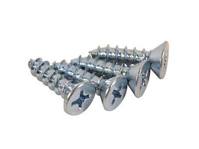 CA Armrest Pad Screws; 4-Pieces (62-64 Corvette C1)