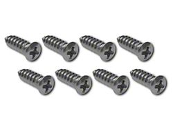 CA 1968-1976 Corvette Astro Vent Deck Grille Screws. 8 Piece