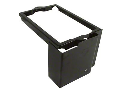 CA Battery Tray Shield; Black (63-66 Corvette C2)