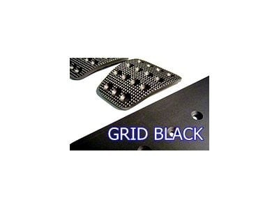 Billet Racing Pedal; Grid Black (84-96 Corvette C4 w/ Manual Transmission)