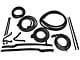 CA Body Weatherstrip Kit; 17-Pieces (63-67 Corvette C2 Convertible)