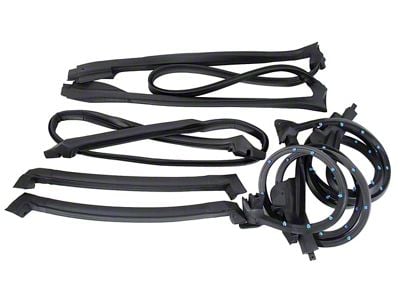 CA Body Weatherstrip Kit; USA Made (84-89 Corvette C4 Coupe)