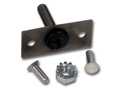 CA 1963-1967 Corvette Bolt Plate, Nut and Rivet Set. with Air Conditioning