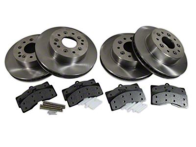 1965-1982 Corvette Brake Rotor and Pad Kit - Car Set