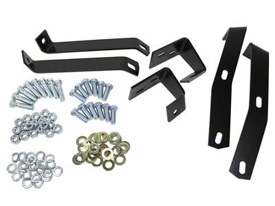 CA 1964-1967 Corvette Bumper Bracket Kit. Rear