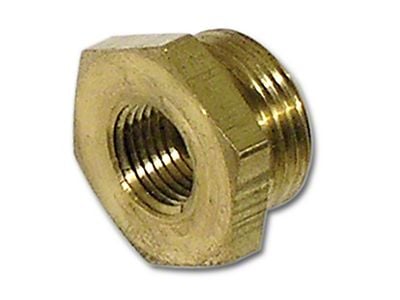 CA 1962-1965 Corvette Carburetor Inlet Fitting. 3/4 Inch Hex Brass AFB