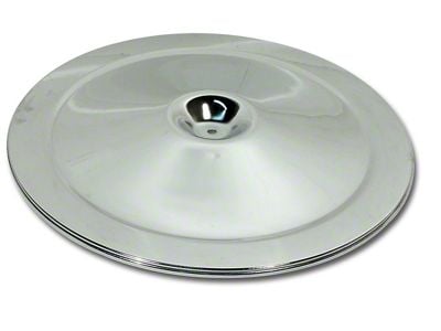 CA 1966-1972 Corvette Chrome Air Cleaner Lid For Open Style Air Cleaners