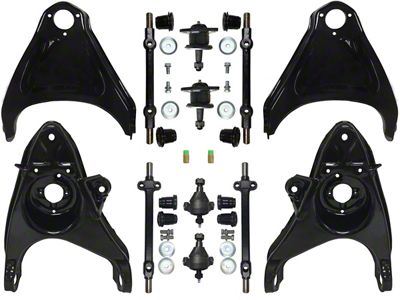 CA 1968-1982 Corvette Complete Control Arm Set Complete Set with Poly Bushings