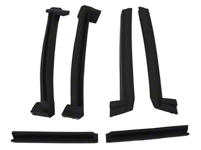 Convertible Top Roof Rail Weatherstrip; USA Made (86-96 Corvette C4 Convertible)