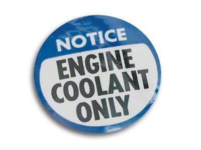 CA Coolant Warning Decal (78-81 Corvette C3)