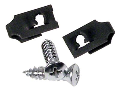 CA 1958-1962 Corvette Courtesy Light Mount Screws/Nuts