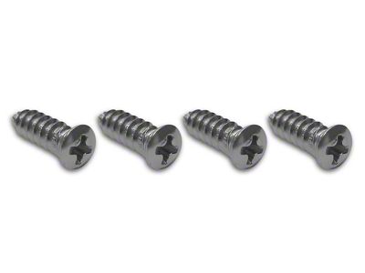 CA Dash Insert Screws; 4-Pieces (63-64 Corvette C2)