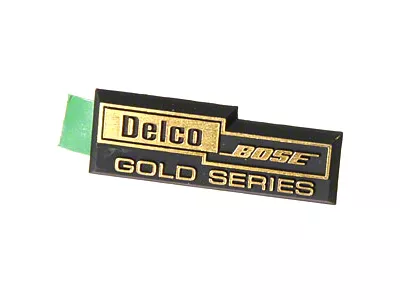 CA 1990-1996 Corvette Delco Bose Gold Series Speaker Emblem