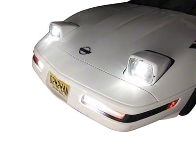 CA Diamond Cut HID Headlight Conversion Kit; 6000K White; 55W Ballast (84-96 Corvette C4)