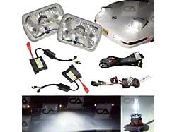 CA Diamond Cut HID Headlight Conversion Kit; 6000K White; 55W Ballast (84-96 Corvette C4)