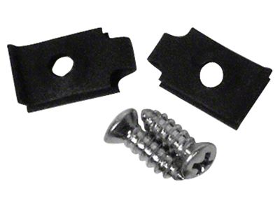 CA 1963-1973 Corvette Dome Light Mount Screws and U-Nuts Set