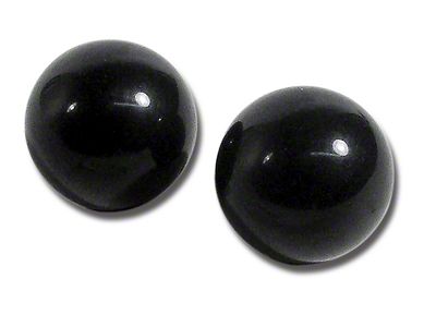 Door Ball for Inside Opening; Black (1963 Corvette C2)