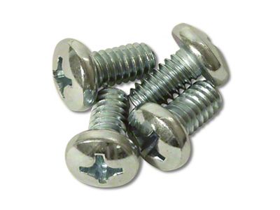 CA Door Handle Screws; 4-Pieces (56-62 Corvette C1)