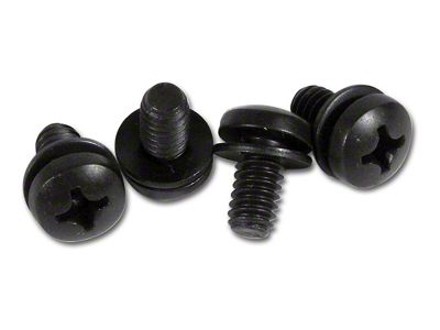 CA 1963-1967 Corvette Door Lock Control Mount Screws. 4 Piece