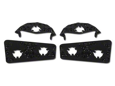 CA 1963-1967 Corvette Door Striker Anti-Skid Plate Set