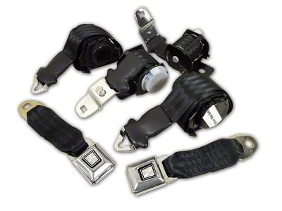 CA Dual Retractor Lap and Shoulder Seat Belts (74-75 Corvette C3 Convertible)