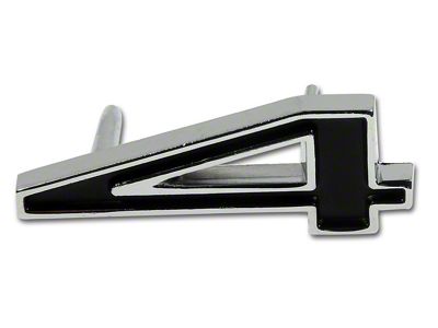 CA 1967-1972 Corvette Emblem. Hood Number 4