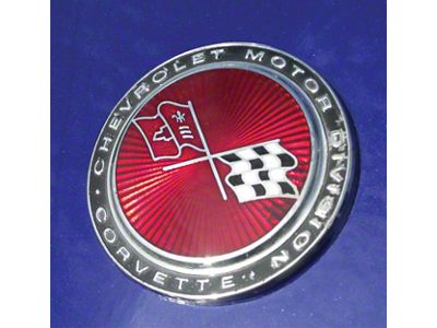 CA 1973-1974 Corvette Emblem. Nose