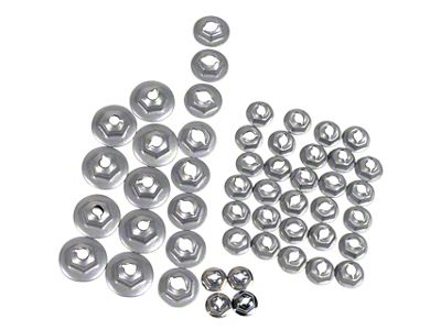 CA Emblem Speednut Kit; 51-Pieces (1963 Corvette C2)