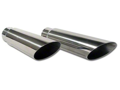 CA Exhaust Extensions; Stainless Steel (68-69 Corvette C3)