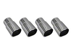 CA 1985-1991 Corvette Exhaust Tips. ZR1 Style Chrome 4 Piece Set