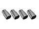 CA 1985-1991 Corvette Exhaust Tips. ZR1 Style Chrome 4 Piece Set