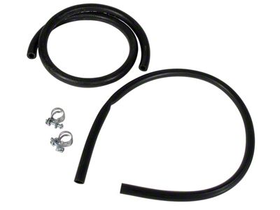 CA 1968-1972 Corvette Expansion Tank Hose and Clamp Set