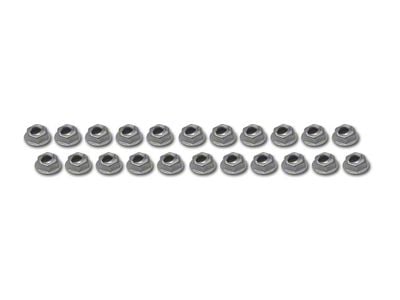 CA Fender Top Molding Speednuts; 22-Pieces (58-62 Corvette C1)