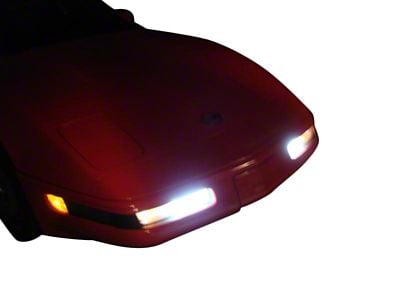 CA Fog Light HID Bulb Conversion Kit; 6000K White; 35W Ballast (84-96 Corvette C4)