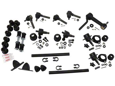 1963-1982 Corvette Front Suspension Rebuild Kit. Deluxe with Poly Bushings - Pro Grade