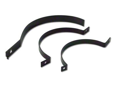 CA 1961-1962 Corvette Fuel Injection Air Cleaner Hose Bracket Set. 3 Piece