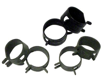 CA 1966-1967 Corvette Fuel Line Hose Clamps. All Except 3X2