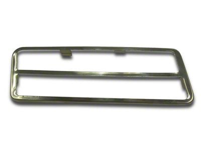 Gas Pedal Trim; Stainless Steel (68-72 Corvette C3)