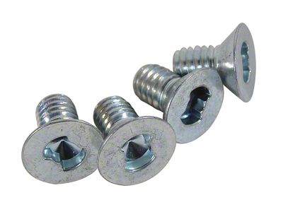 CA 1958-1962 Corvette Grab Bar Screws. Clutch Head 4 Piece