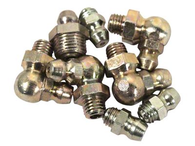 CA Grease Fittings; 8-Pieces (63-64 Corvette C2)