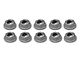 CA Grille Molding Speednut Set; 10-Piece (68-69 Corvette C3)