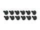 CA Grille Mount Screw Set; 12-Piece (68-69 Corvette C3)