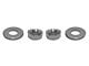 CA Hardtop Rear Bolt, Nut and Washer Set; 4-Piece (63-75 Corvette C2 & C3 Coupe)