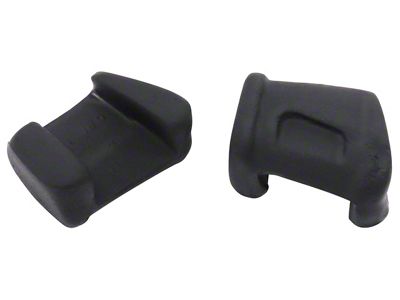 CA Hardtop Receiver Molding Rubber Inserts; Pair (59-60 Corvette C1)